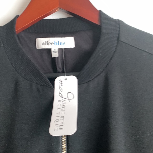 NWT ALICE BLUE BOMBER Jacket - Picture 13 of 13